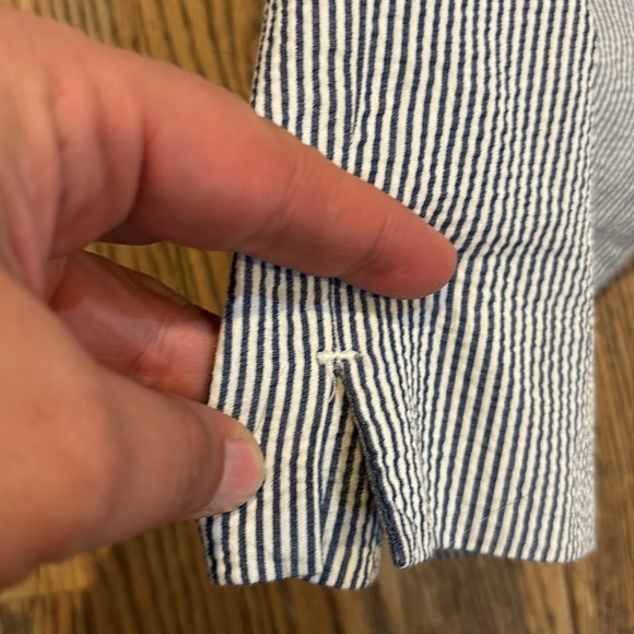 Talbot Heritage Pinstripe Capri Size 8 - Picture 3 of 14